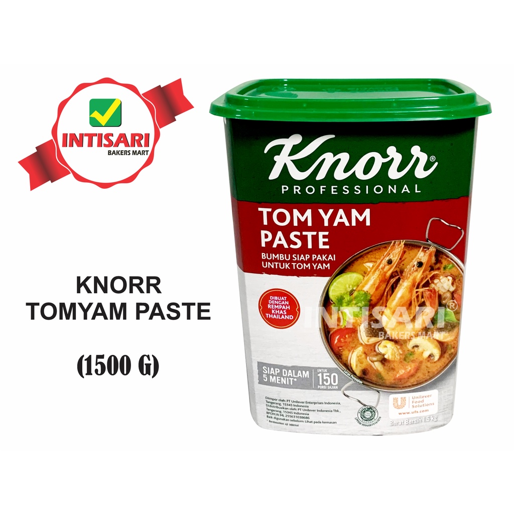 Jual KNORR TOM YAM PASTE 1,5 KG Shopee Indonesia