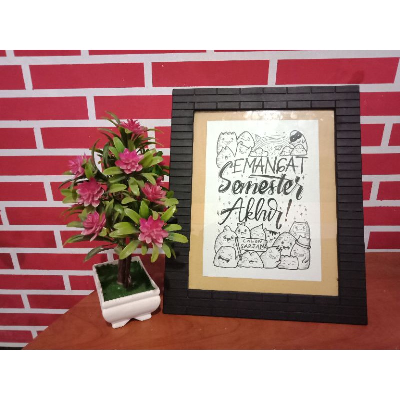 Jual Hiasan dinding doodle art frame custom Shopee Indonesia