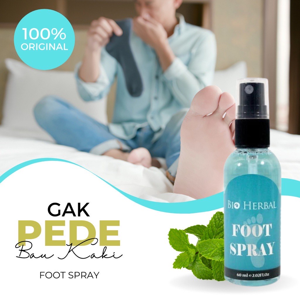 Jual Bio Herbal Foot Spray Penghilang Bau Kaki Dan Sepatu Obat Bau Kaki Anti Bau Sepatu Permanen 5429