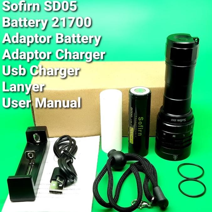 ĐÈN LẶN SOFIRN SD05 SÁNG 3000 LUMEN CHIẾU XA 270m không cổng sạc
