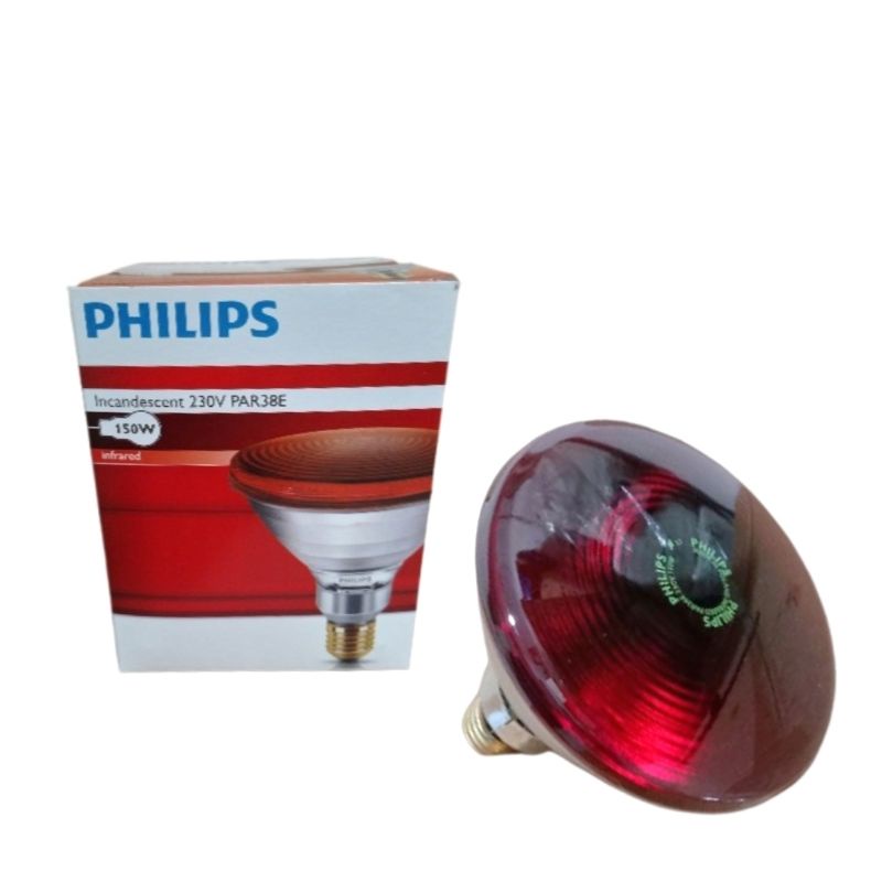 Jual Bohlam Infrared Philips 150 Watt Sinar Infrared Kesehatan Lampu ...