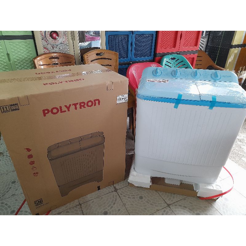 Jual (Khusus Wilayah Kota Palembang) Mesin Cuci 2 Tabung (7kg) POLYTRON