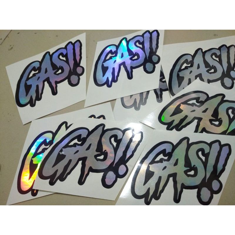 Jual stiker gass bahan hologram dan oracal | Shopee Indonesia
