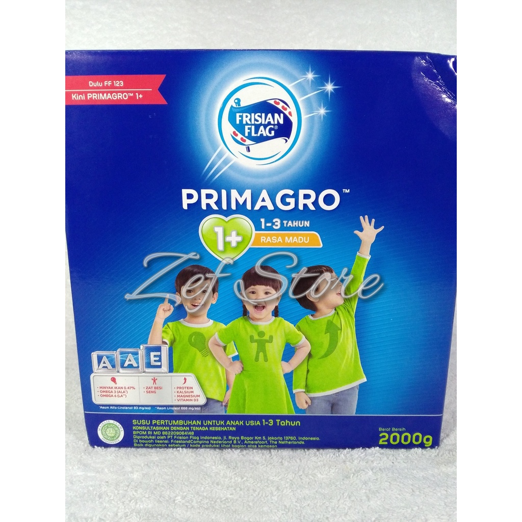 Jual [ORIGINAL BPOM] Frisian Flag Primagro 1+ FF123 Rasa Madu Susu ...