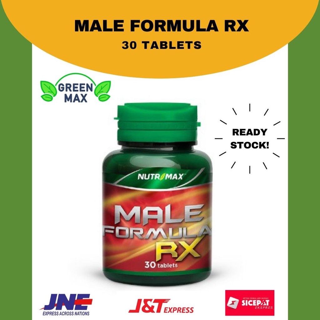 Jual Nutrimax Male Formula Rx 30 Tablet Untuk Penambah Stamina