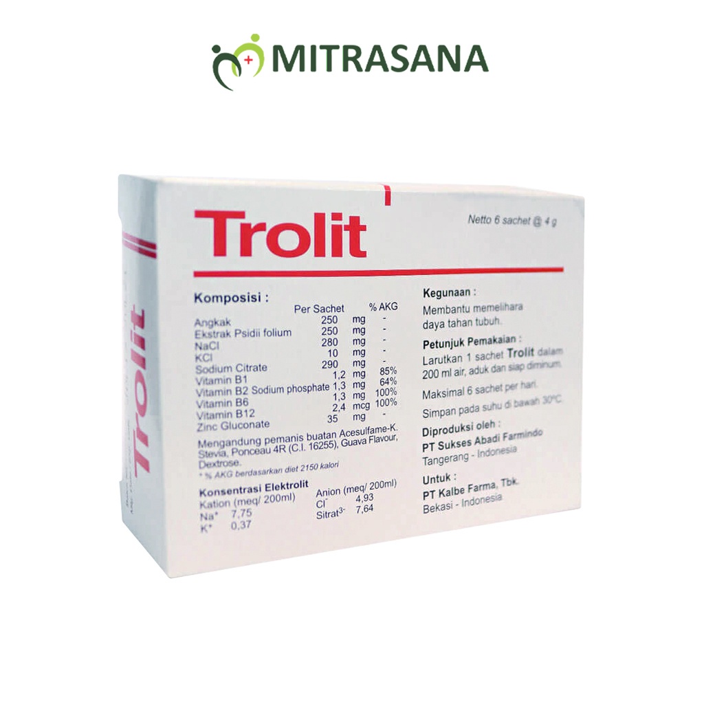 Jual Trolit 6 Sachet - Serbuk Jambu Biji dan Angkak Merah | Shopee ...