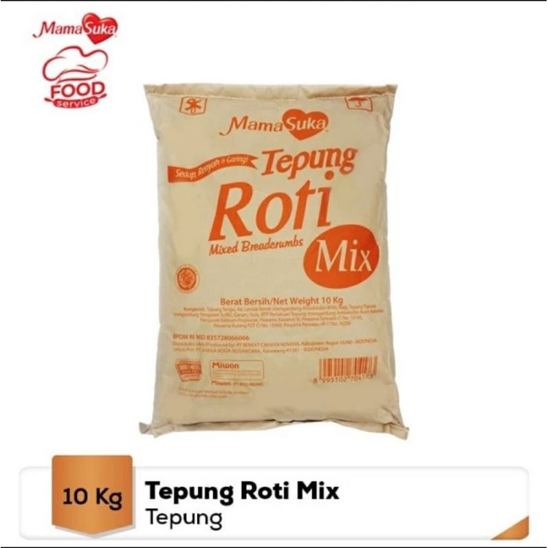 Jual Tepung Roti Tepung Panir Mix Mama Suka 10 Kg Shopee Indonesia 