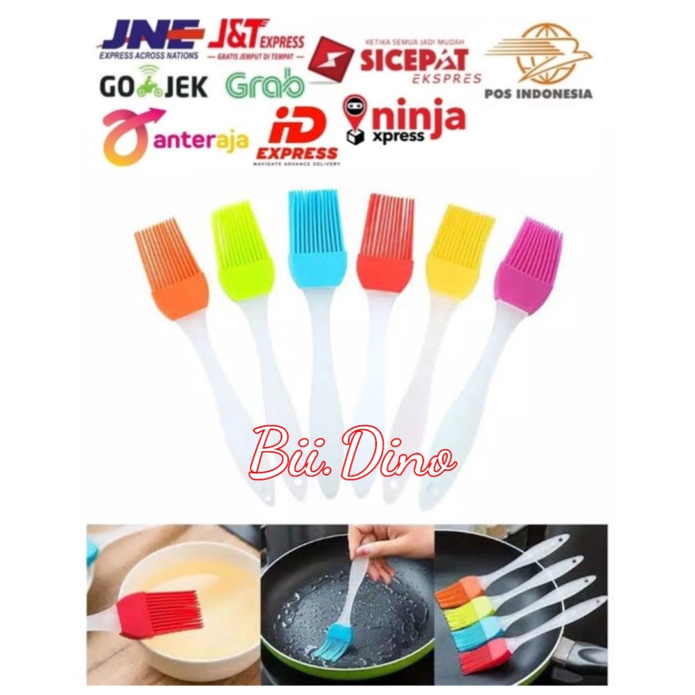 Jual Kuas Silikon Oles Mentega Saus Bumbu Selai Roti Masker Food Grade ...