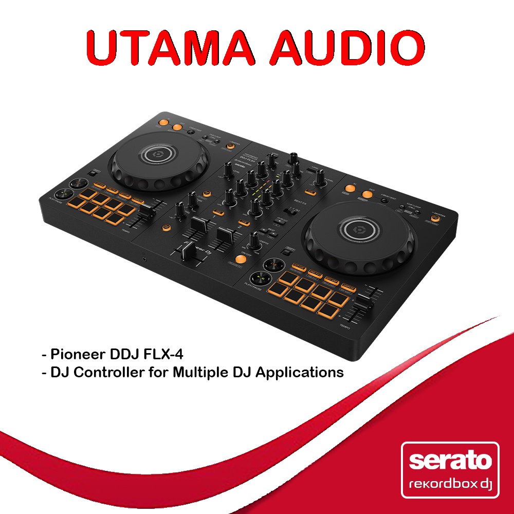 Jual Pioneer DDJ FLX4 DJ Controller FLX-4 Original Garansi Jual Pioneer DDJ FLX4 DJ Controller FLX-4 Original Garansi