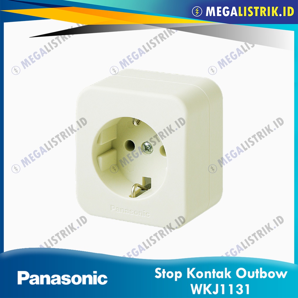 Jual PANASONIC STOP KONTAK OB / SOCKET OUTLET 1 GANG OUTBOW ALPHACUBE ...