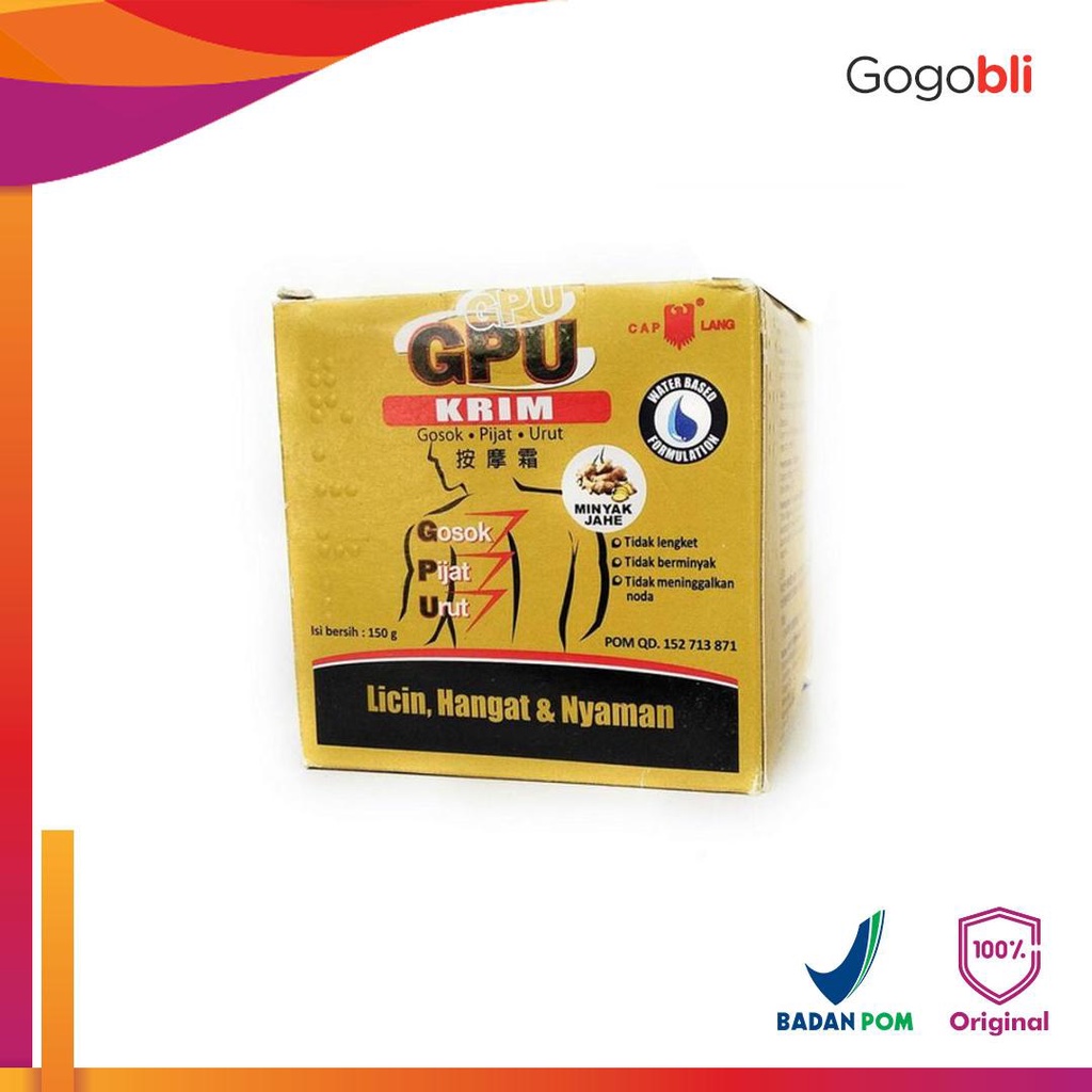 Jual Cap Lang GPU Krim Jahe 150gr | Shopee Indonesia