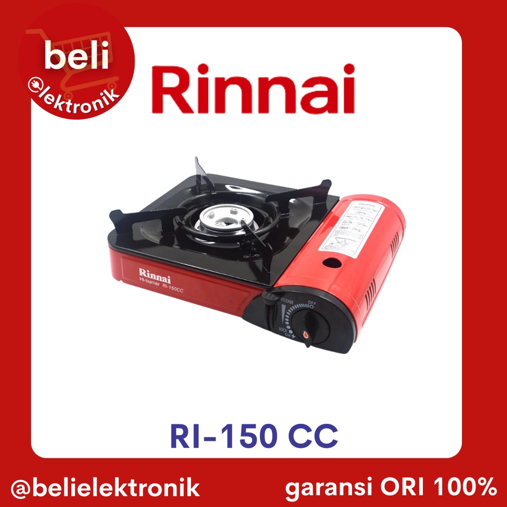 Jual Rinnai Kompor Gas Portable Piknik Satu Tungku Ri Cc