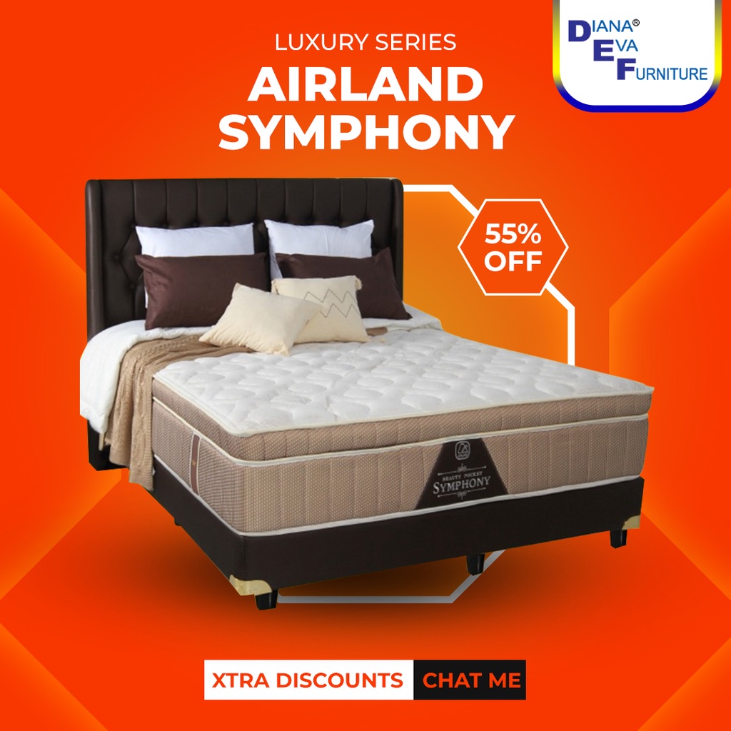 Jual Airland Beauty Pocket Symphony Full Set Kasur Springbed Shopee