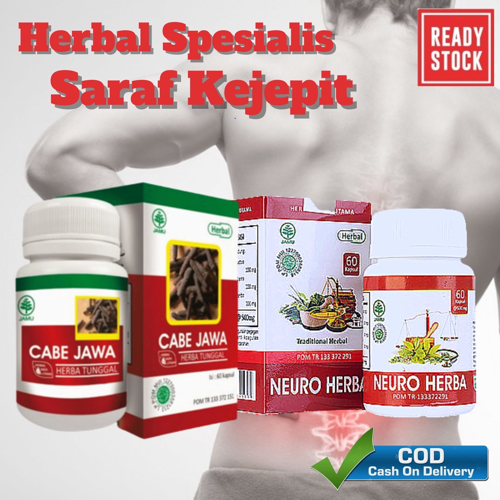 Jual Obat HERBAL SYARAF KEJEPIT / SARAF KEJEPIT /SARAF TERJEPIT / SARAF ...