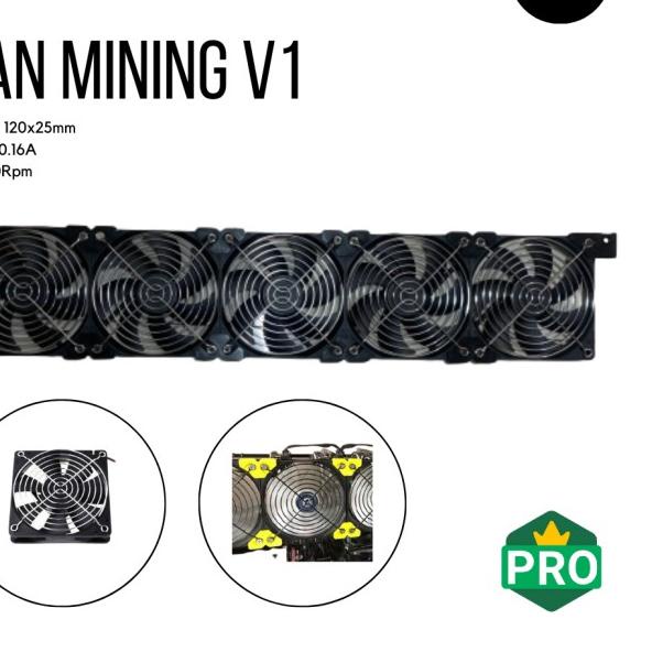 Jual fan mining 12cm 120mm cooling mining Rig - 2X 120mm | Shopee Indonesia
