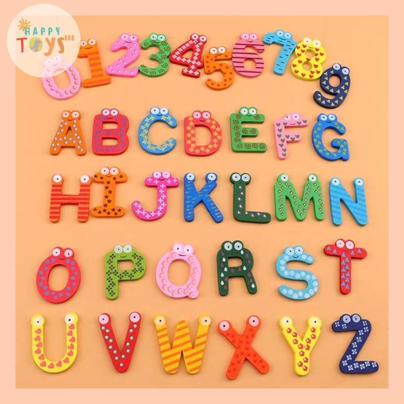 Jual Happytoys 888 A45 Number Magnet 0 9 Isi 10pcs Alphabet Magnet