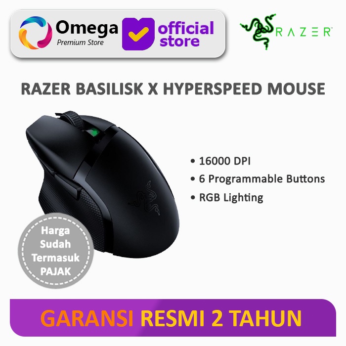 Jual Razer Basilisk X HyperSpeed Wireless Gaming Mouse | Shopee Indonesia
