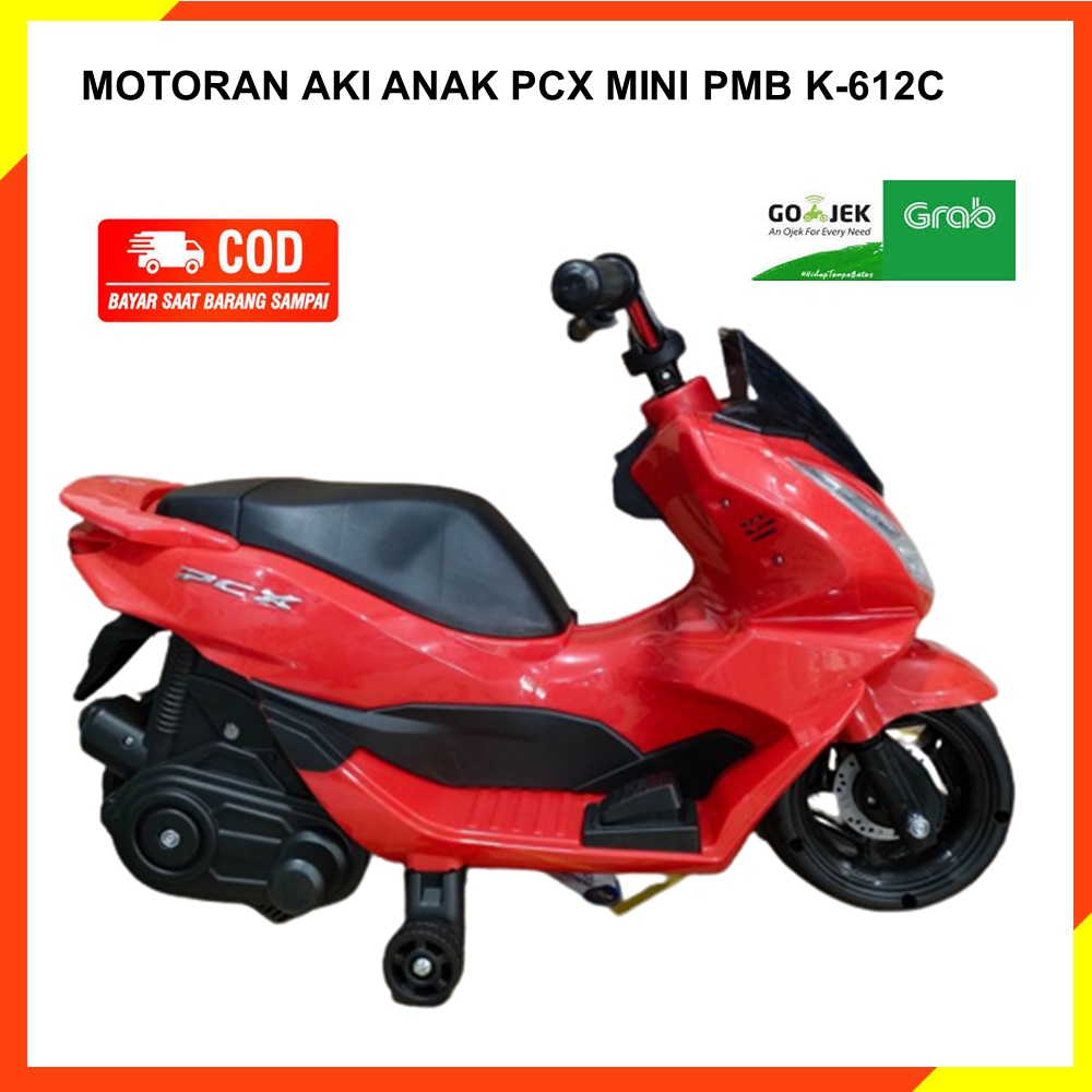 Jual Motor Aki Anak Honda PCX Mini PMB K-612C, Mainan Kendaraan Motoran