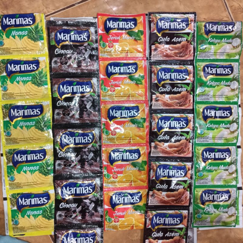 Jual Marimas Minuman Serbuk 10 sachet 1renceng | Shopee Indonesia
