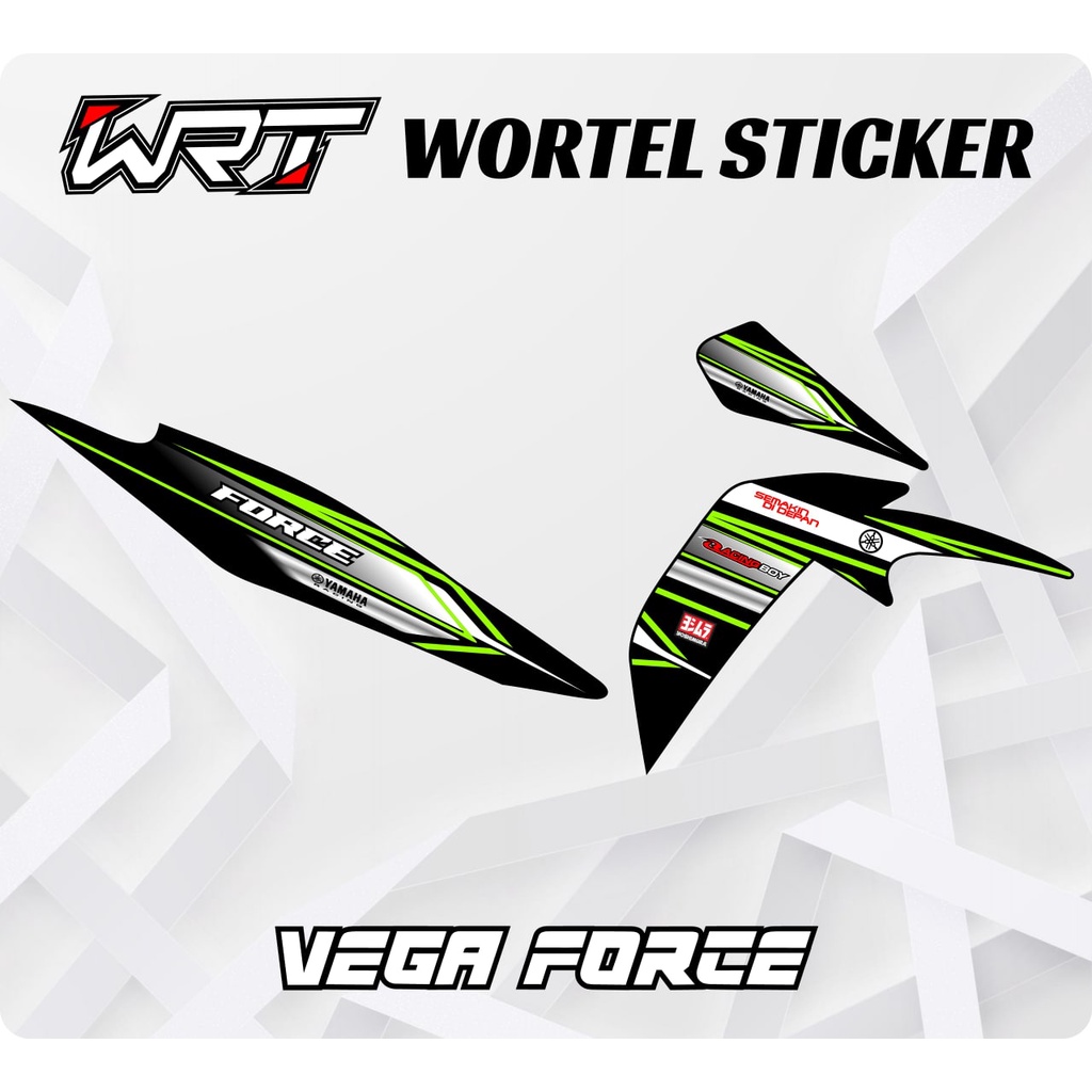 Jual Striping Stiker Hologram Decal Motor Vega Force Racing v3 | Shopee ...