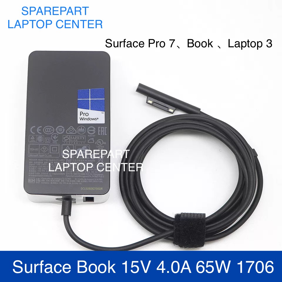 GENUINE Microsoft 65W Surface Pro Power Supply Charger