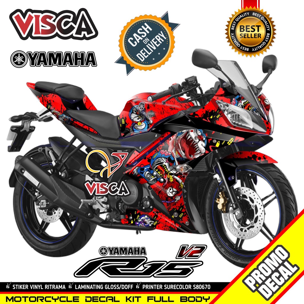 Jual Decal R15 V2 Full Body Dekal R15 V2 Stiker R15 V2 Full Body Keren ...