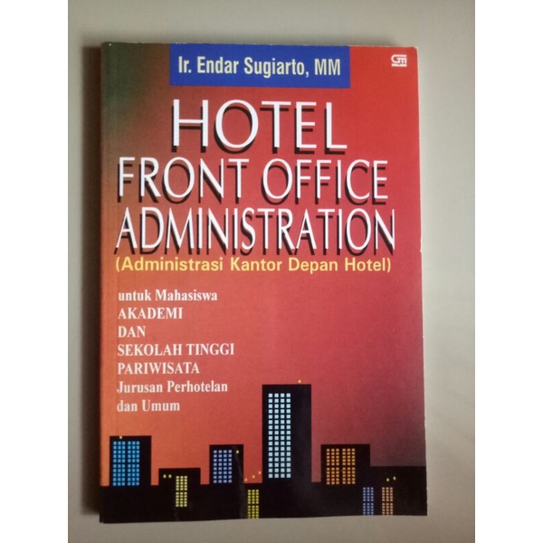 Jual Buku Hotel Front Office Administration | Shopee Indonesia