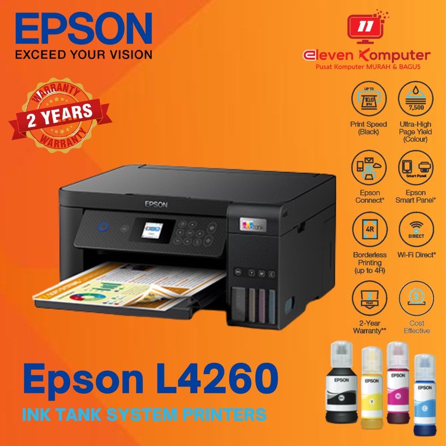Jual Printer Epson L4260 Wi Fi Duplex All In One Ink Tank Printer Shopee Indonesia 1702