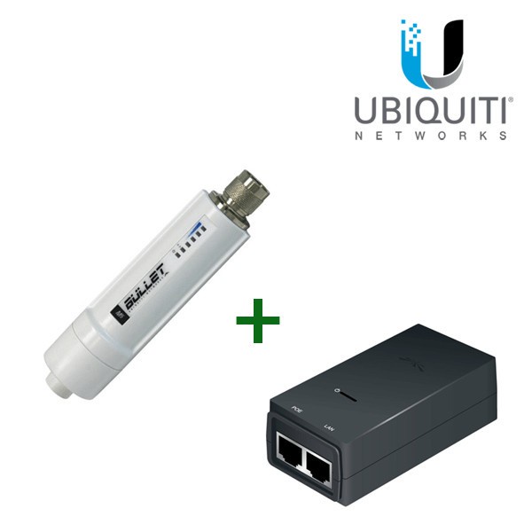 Jual Ubiquiti Bullet M2HP M2 HP +POE Adaptor 24V 1A Original | Shopee ...