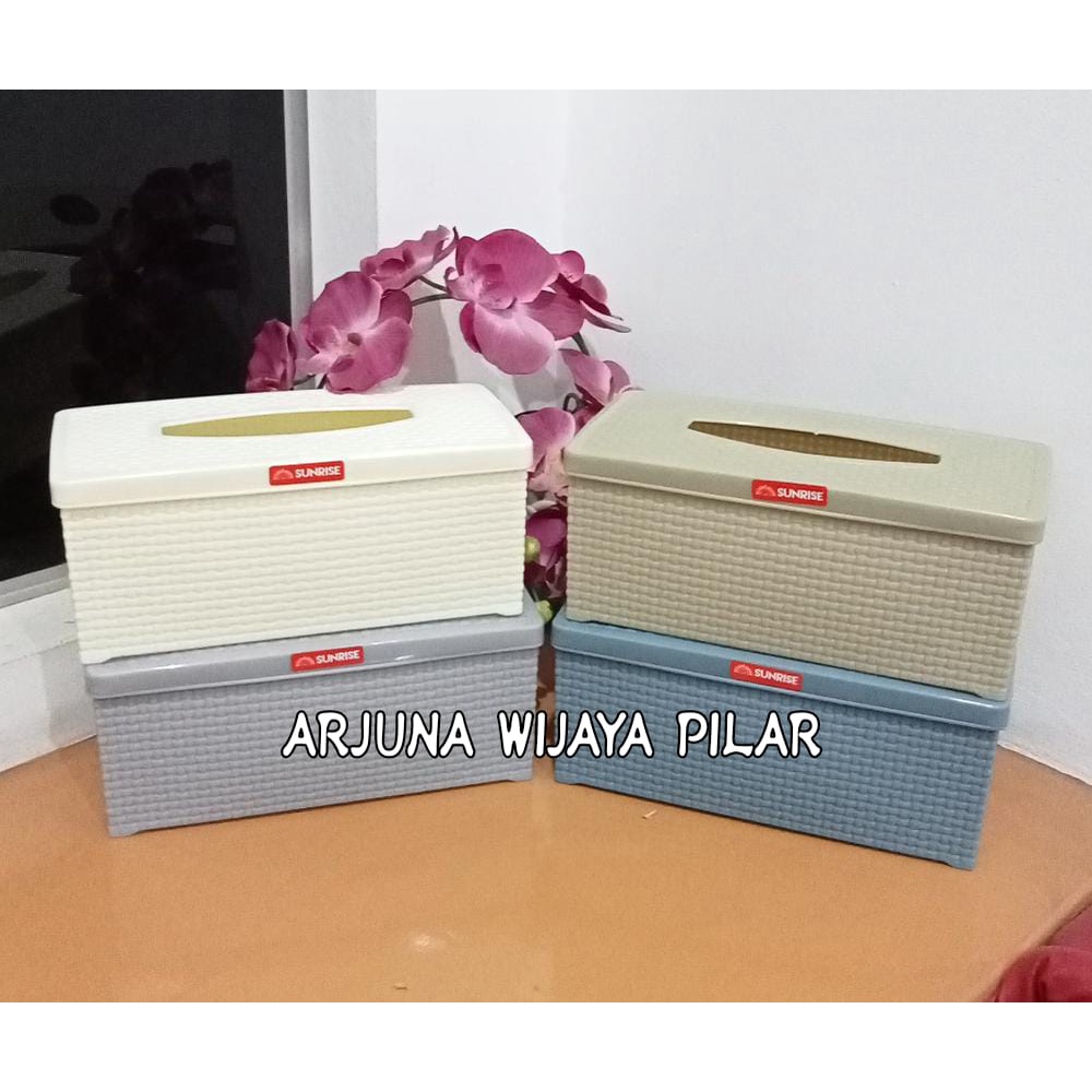 Jual Tempat Tisu Segi Rotan Apollo Sunrise | Shopee Indonesia
