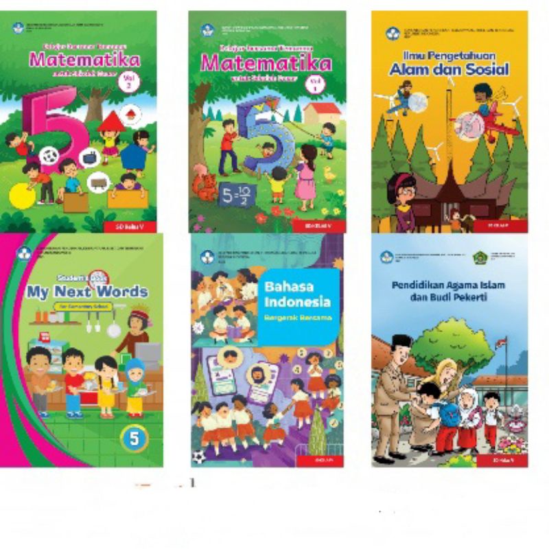 Jual BUKU PAKET KELAS 5 SD KURIKULUM MERDEKA / KURIKULUM PENGGERAK 2021 ...