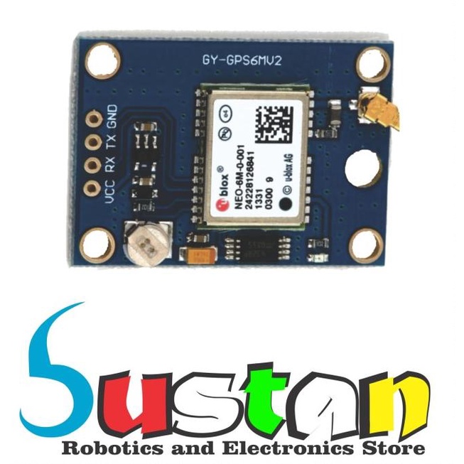 Jual GPS Module UBLOX NEO 6MV2 U-BLOX NEO-6M for Arduino, Raspberry ...