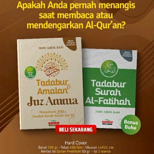 Jual Buku Tadabbur Dan Amalan Juz Amma Menyelami 1100 Lebih Faedah ...