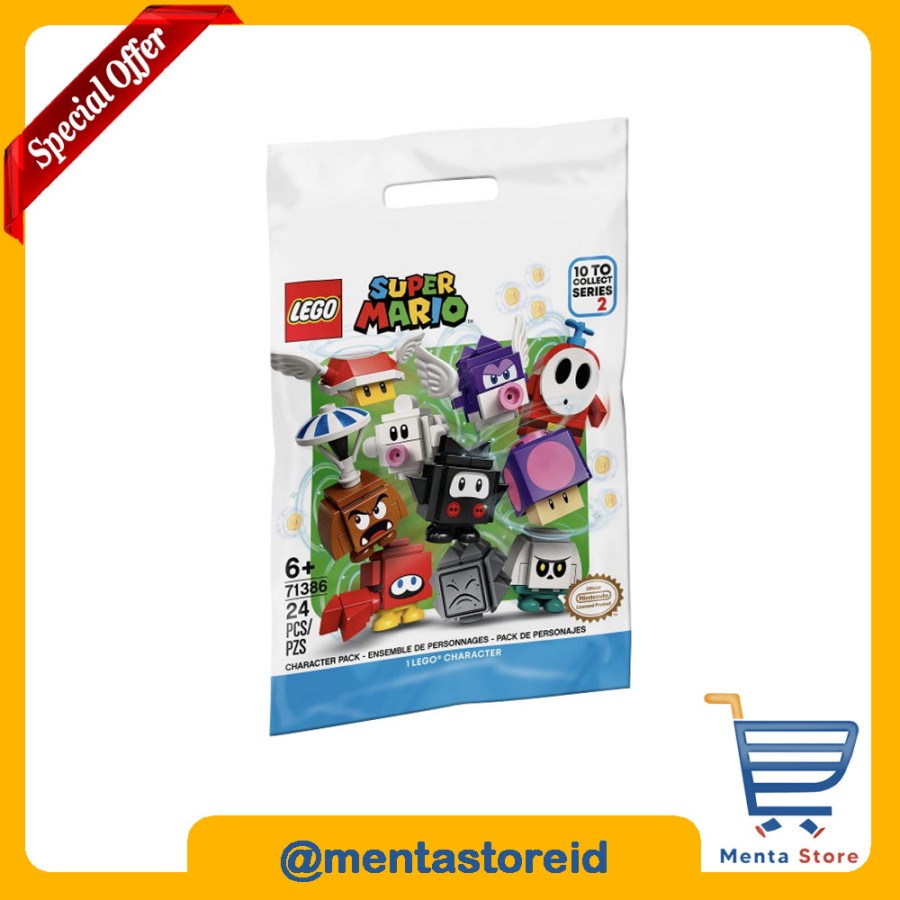 Jual LEGO Super Mario 71386 Character Pack- Series 2 Complete set ...