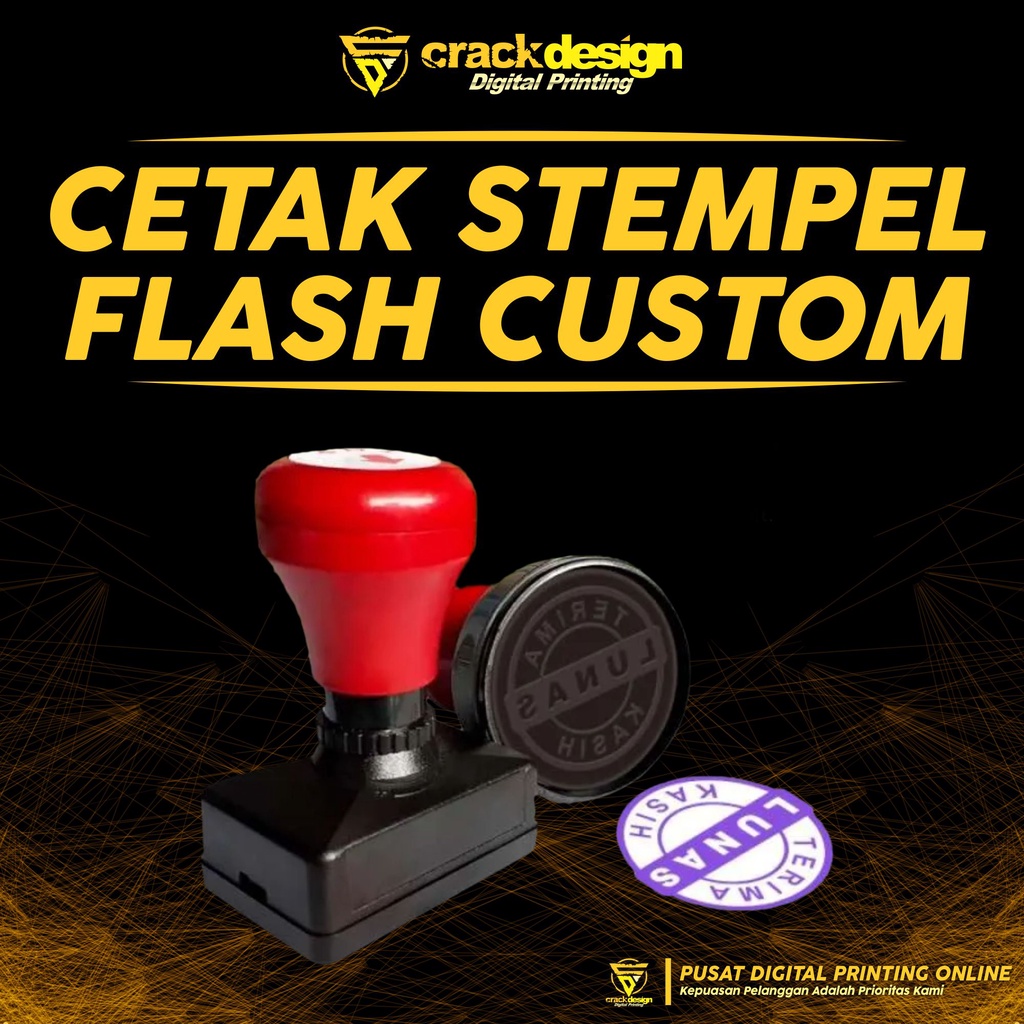 Jual Cetak Stempel Custom Otomatis Stempel Flash Cetak Setempel Print