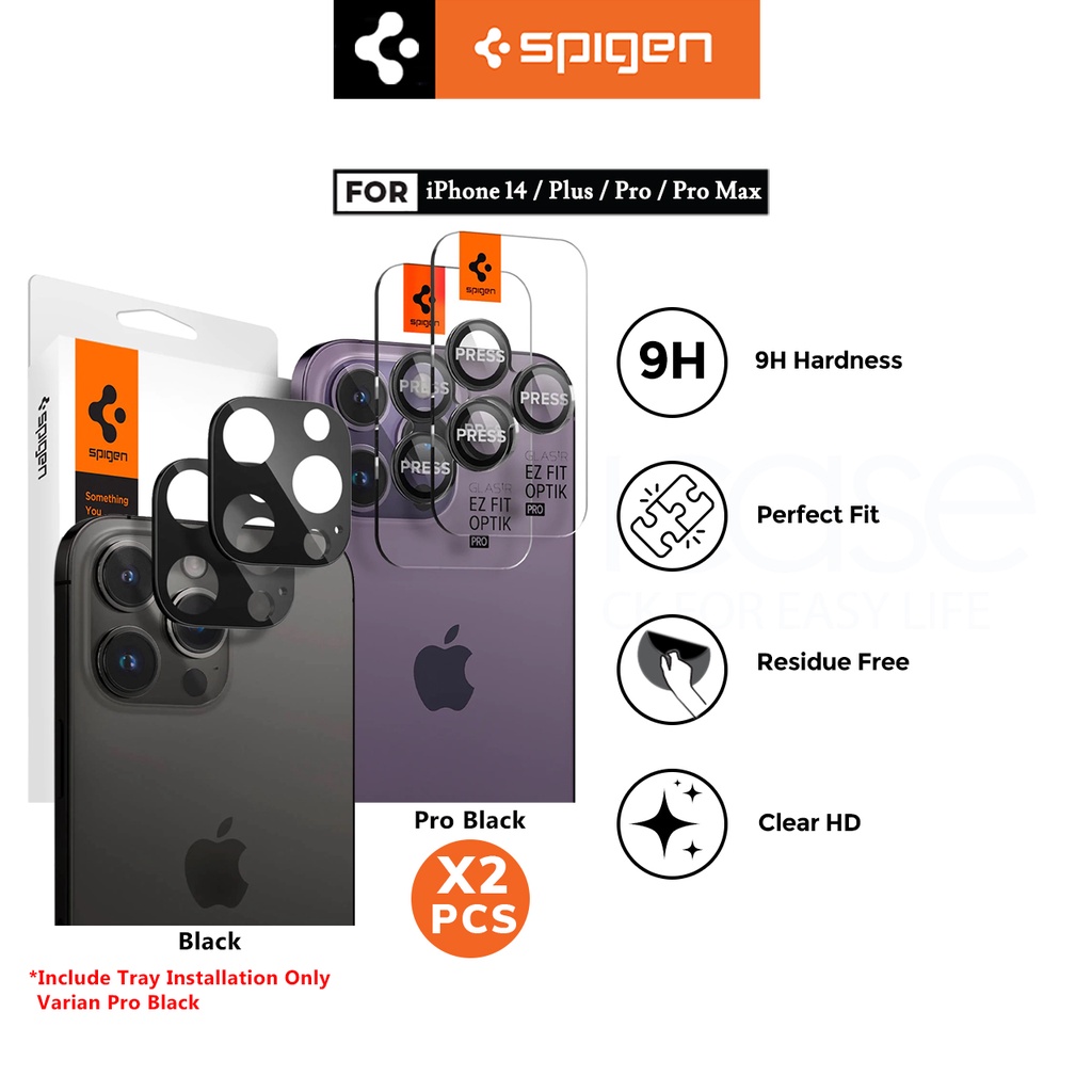 Jual Camera Lens Protector iPhone 14 Pro Max Plus Spigen GlastR Optik