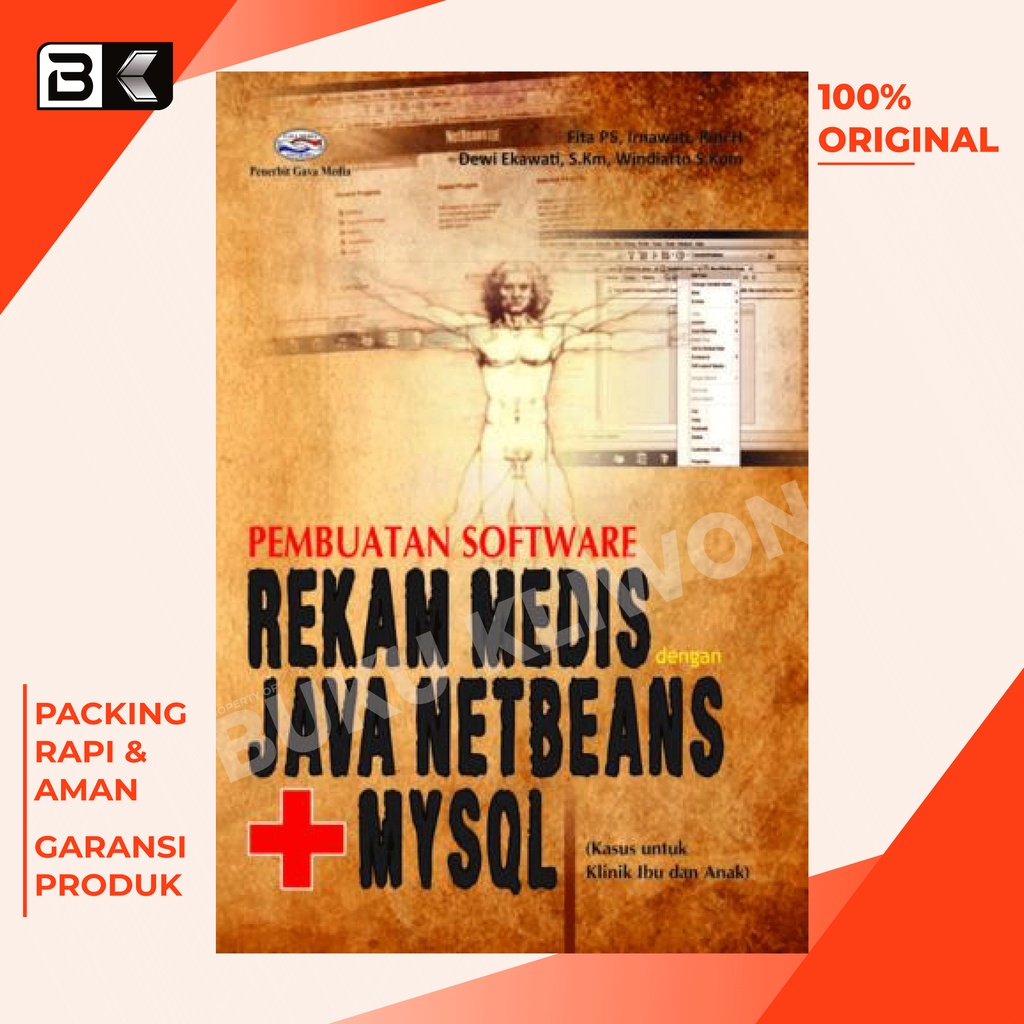Jual Buku Pembuatan Software Rekam Medis Dengan Java Netbeans Mysql Shopee Indonesia 4309