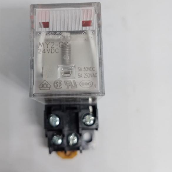 Jual relay MY2 gs 24vdc+socket omron Shopee Indonesia