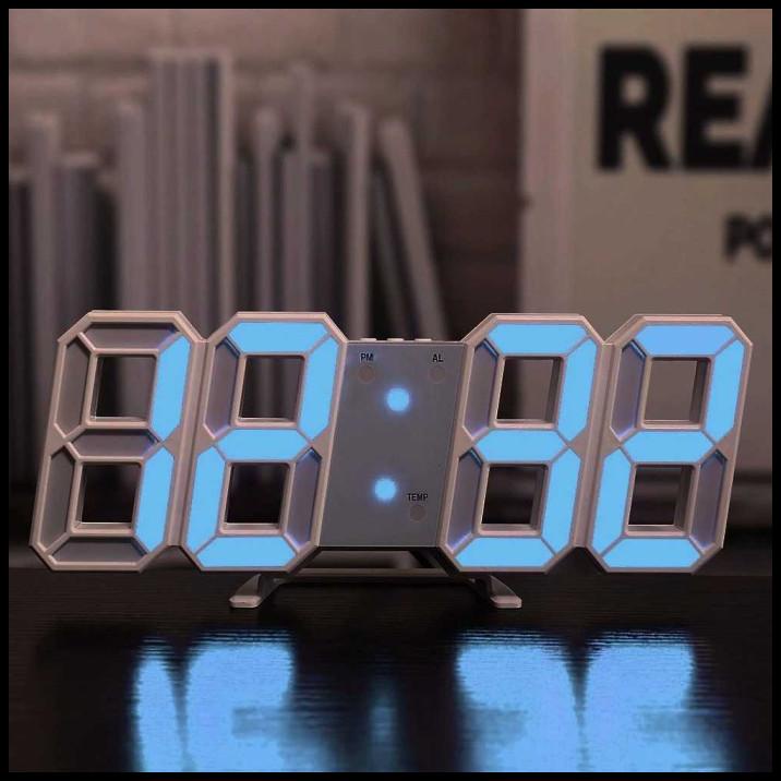 Jual Jam Dinding Digital Tempel Jam Meja Aesthetic Dekorasi Kamar Led