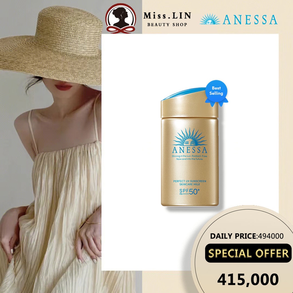 Jual Anessa - Perfect UV Sunscreen Skin Care Milk SPF 50+ PA++++ 60ml ...