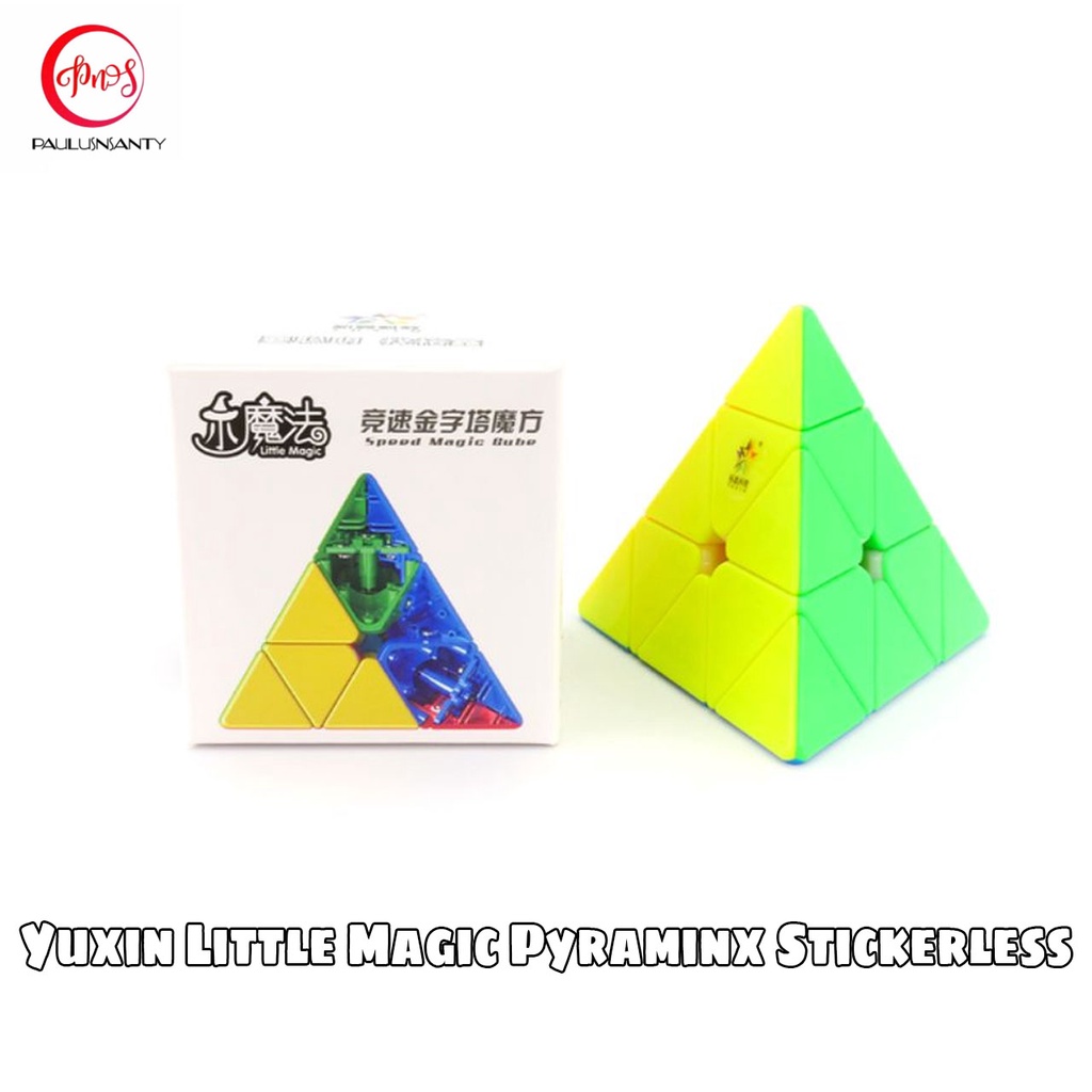Jual Rubik Pyraminx Yuxin Little Magic Pyraminx Stickerless ORIGINAL ...