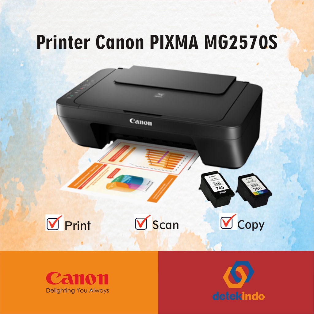 Jual Printer Canon Pixma Mg2570s Mg 2570s Print Scan Copy New Garansi Resmi Shopee Indonesia 9704