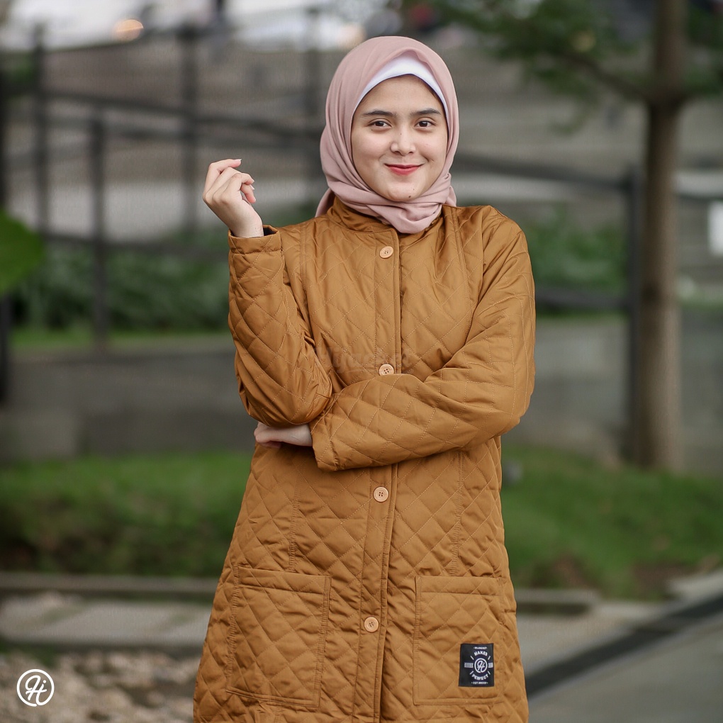 Jual Jaket Wanita Muslimah Parasut Hijacket Belva Jaket Panjang