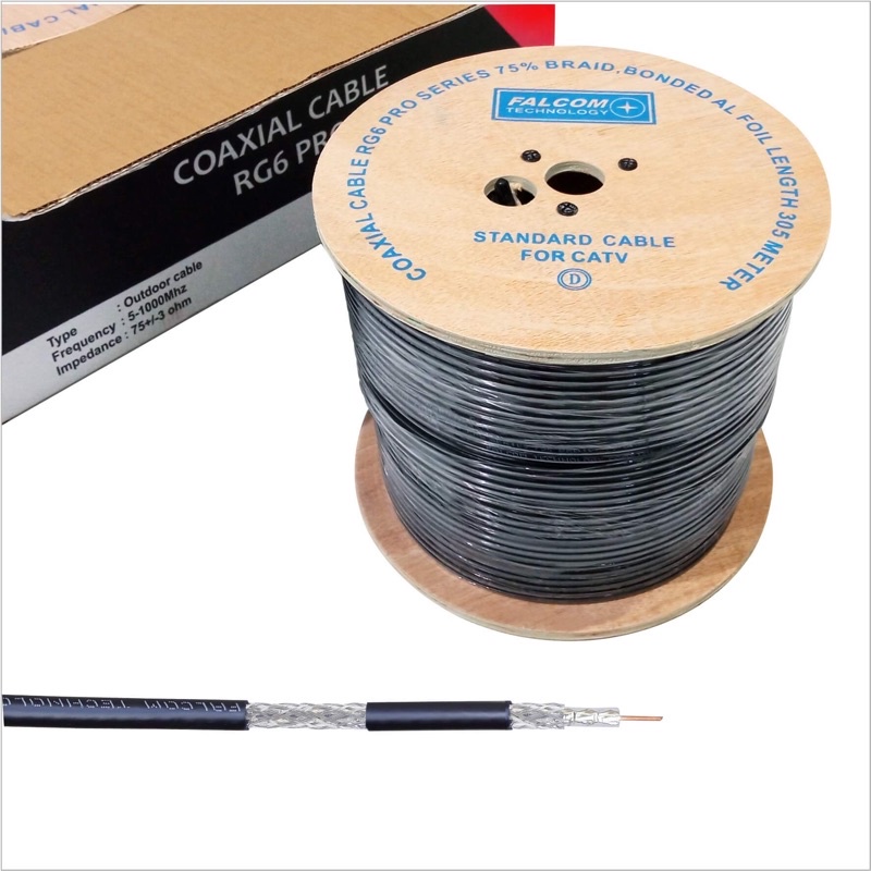 Jual Kabel RG 6 Pro (DM) FALCOM | Shopee Indonesia