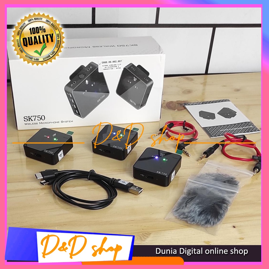 Jual SK750 wireless microphone system | Shopee Indonesia