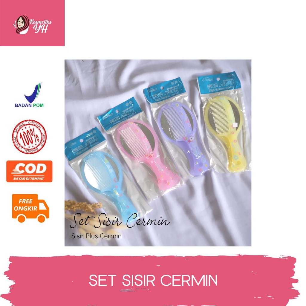 Jual Sisir Dan Cermin Set Atau Cermin Sisir Aksesoris Kecantikan Shopee Indonesia