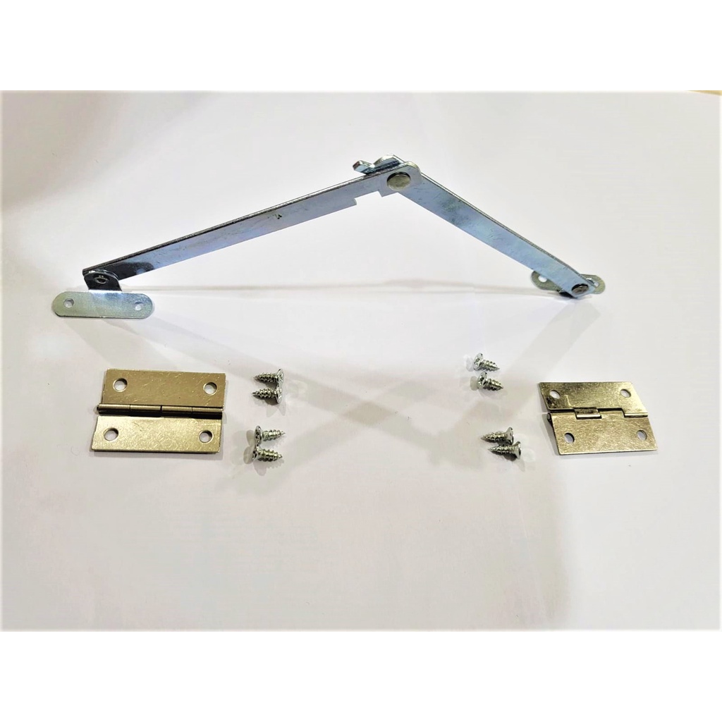 Engsel Wayang Hak Angin Kaca Cermin Mirror Satu Set+Engsel+Baut Uk 21 cm Kado Hampers Hiasan Dinding