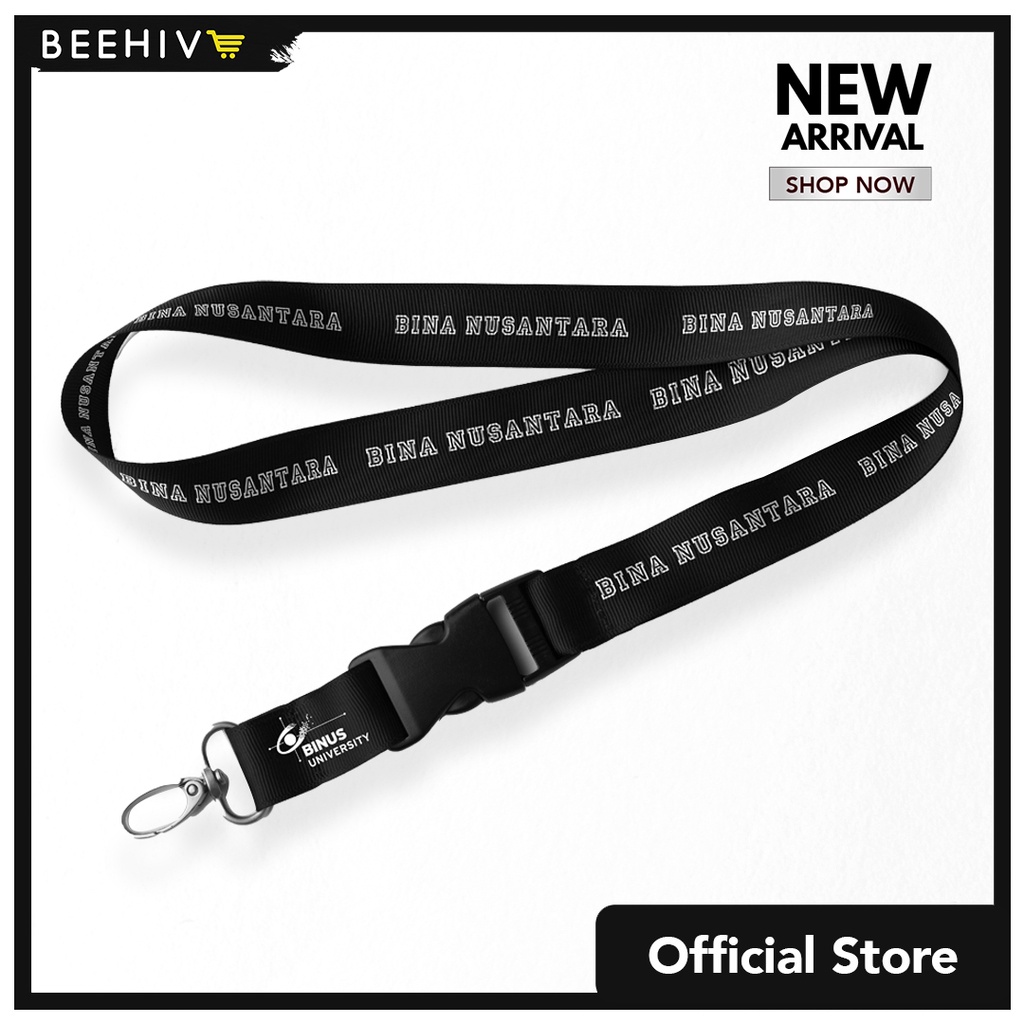 Jual Beehive Binus - Lanyard Bina Nusantara - Hitam | Shopee Indonesia