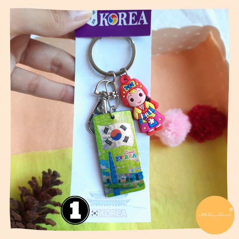 Jual Korean KeyChain/ Gantungan Kunci Korea/ Oleh-Oleh Souvenir Korea ...