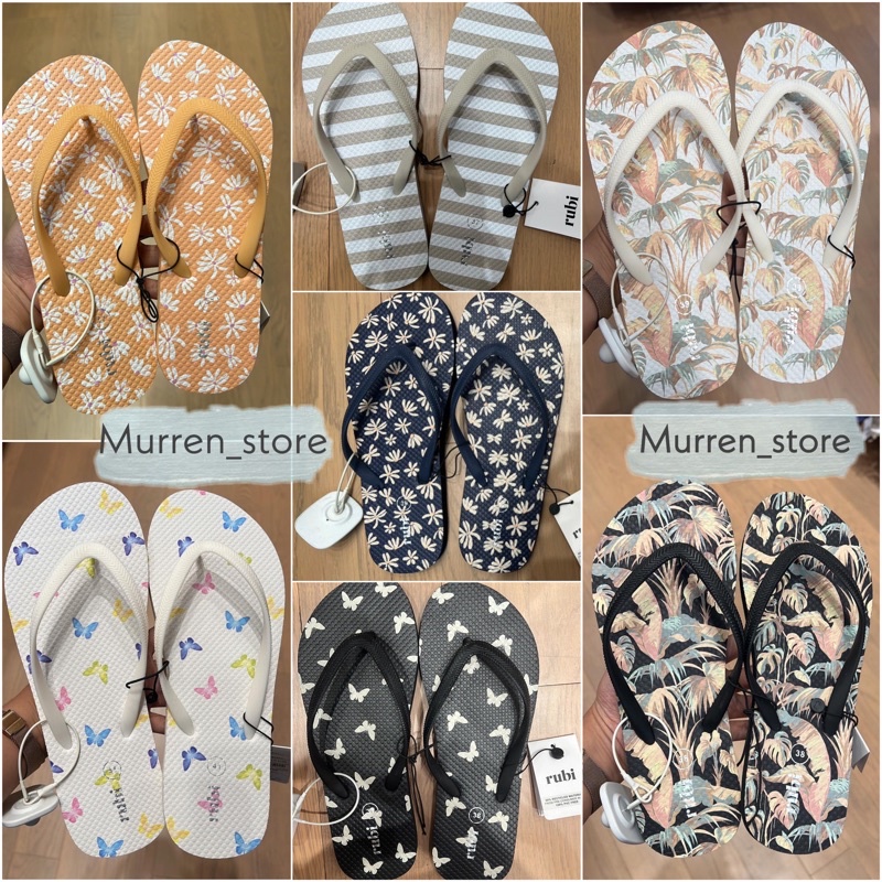 Jual Rubi Sandal rubi thong new arrivals floral Shopee Indonesia